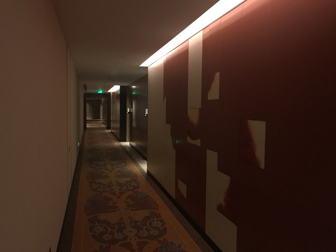 五星级酒店隔声走廊墙系统，福韵声学充分考虑每个隔声细节